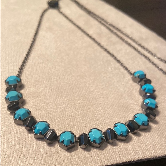 Kendra Scott Blue Beaded Necklace - Picture 4 of 15